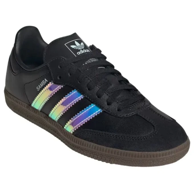 Adidas Samba „Black Iridescent Stripes“