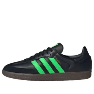 Adidas Samba „Core Black Screaming Green Gum“