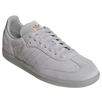 Adidas Samba „Grey Two Crystal White Gold Metallic“