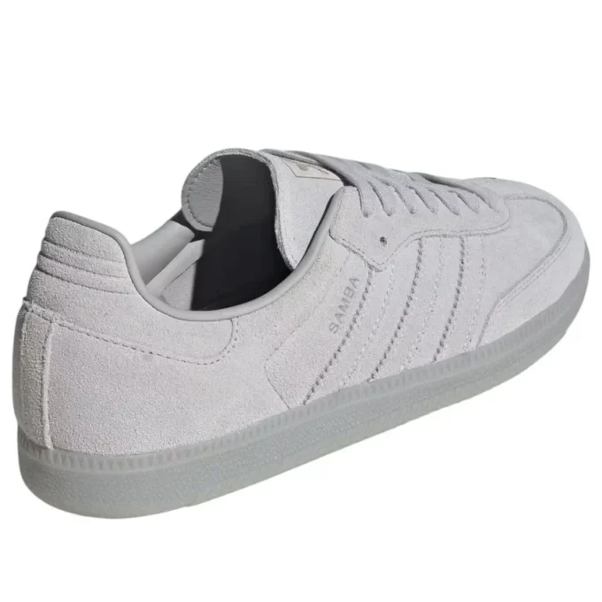 Adidas Samba „Grey Two Crystal White Gold Metallic“