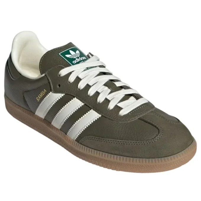 Adidas Samba „Medium Dark Khaki Off White“