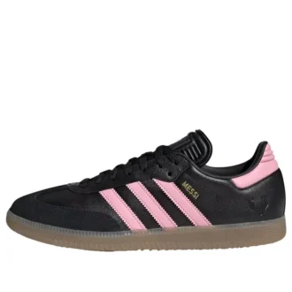 Adidas Samba Messi Indoor „Black Gold Metallic Gum“