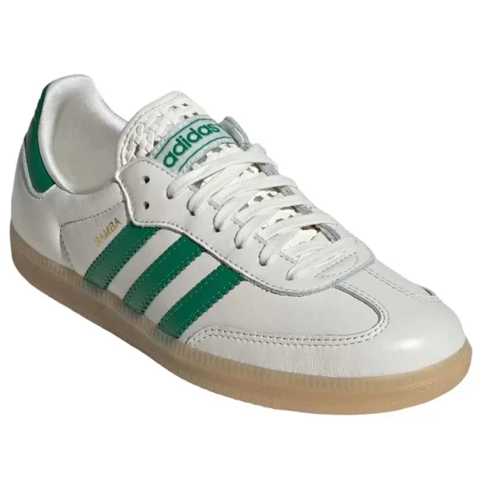 Adidas Samba „Off White Green Gold Metallic“