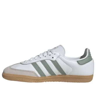 Adidas Samba OG „Cloud White Silver Green“