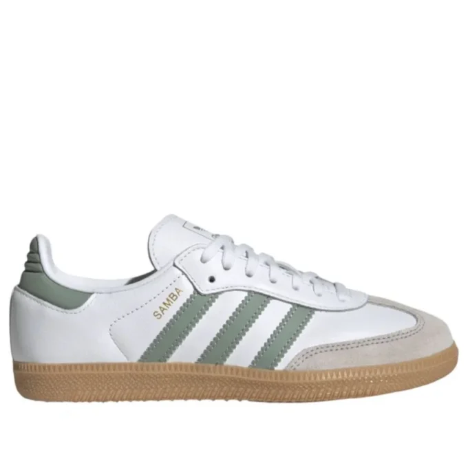 Adidas Samba OG „Cloud White Silver Green“