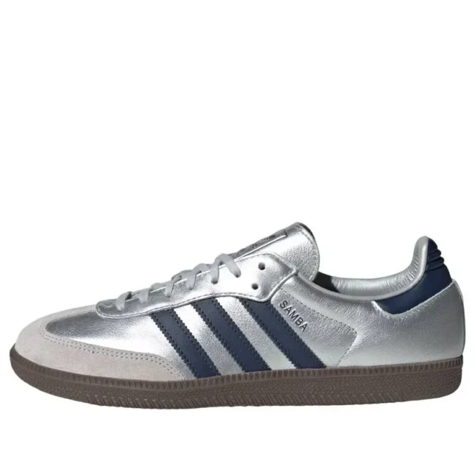 Adidas Samba OG „Matte Silver Night Indigo Gum“