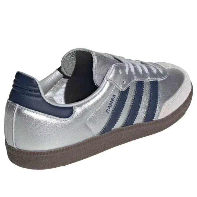 Adidas Samba OG „Matte Silver Night Indigo Gum“