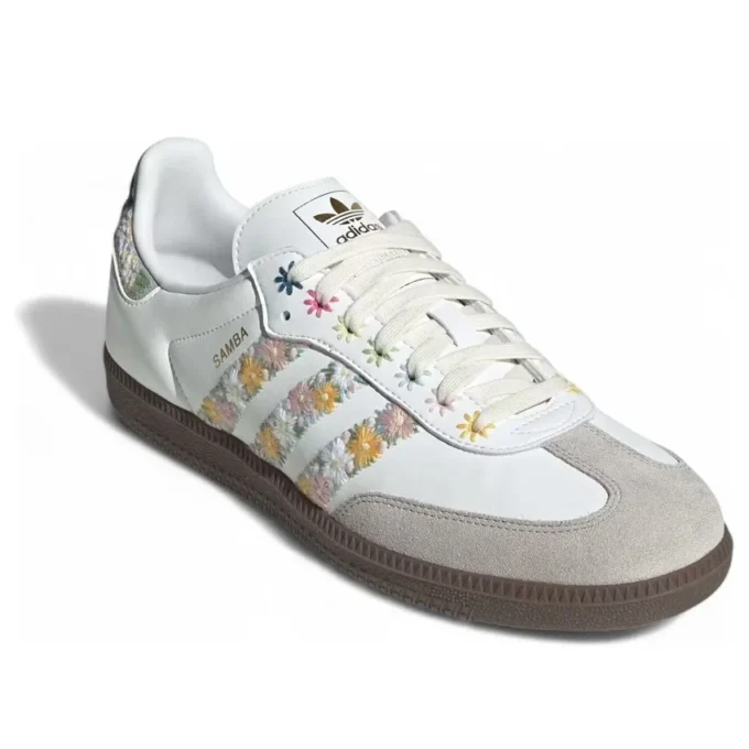 Adidas Samba OG Satin „Floral Cloud White Clear Granite“