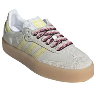 Adidas Samba „White Grey Powder Yellow“