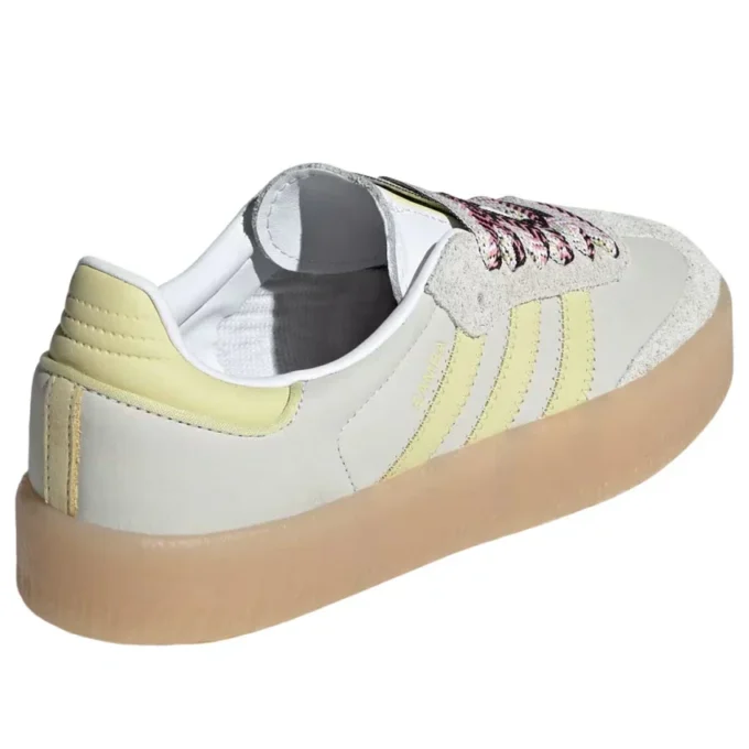 Adidas Samba „White Grey Powder Yellow“