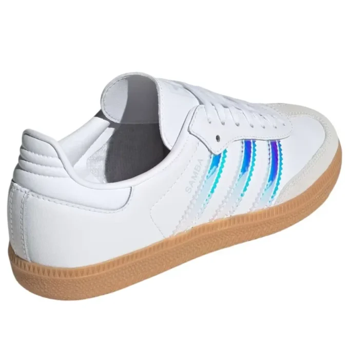 Adidas Samba „White Iridescent Stripes“