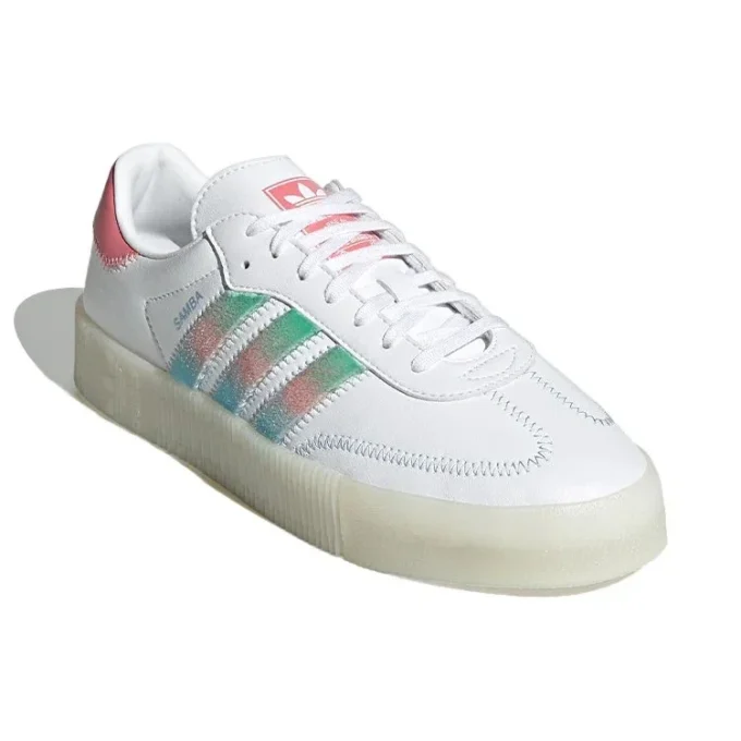 Adidas Sambarose „White Green Pink“