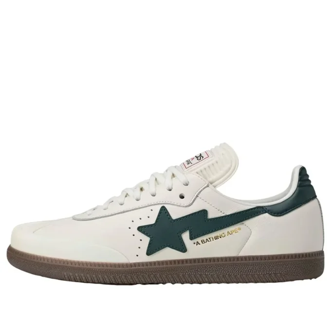 Adidas X a Bathing Ape Samba „White Forest“