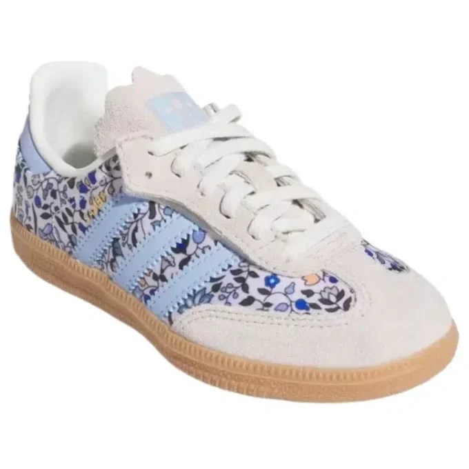 Adidas X Liberty London Samba „Blue Off White Gum“