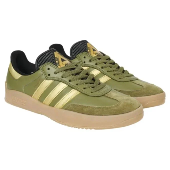 Adidas X Palace Samba Puig „Focus Olive Metallic Gold“
